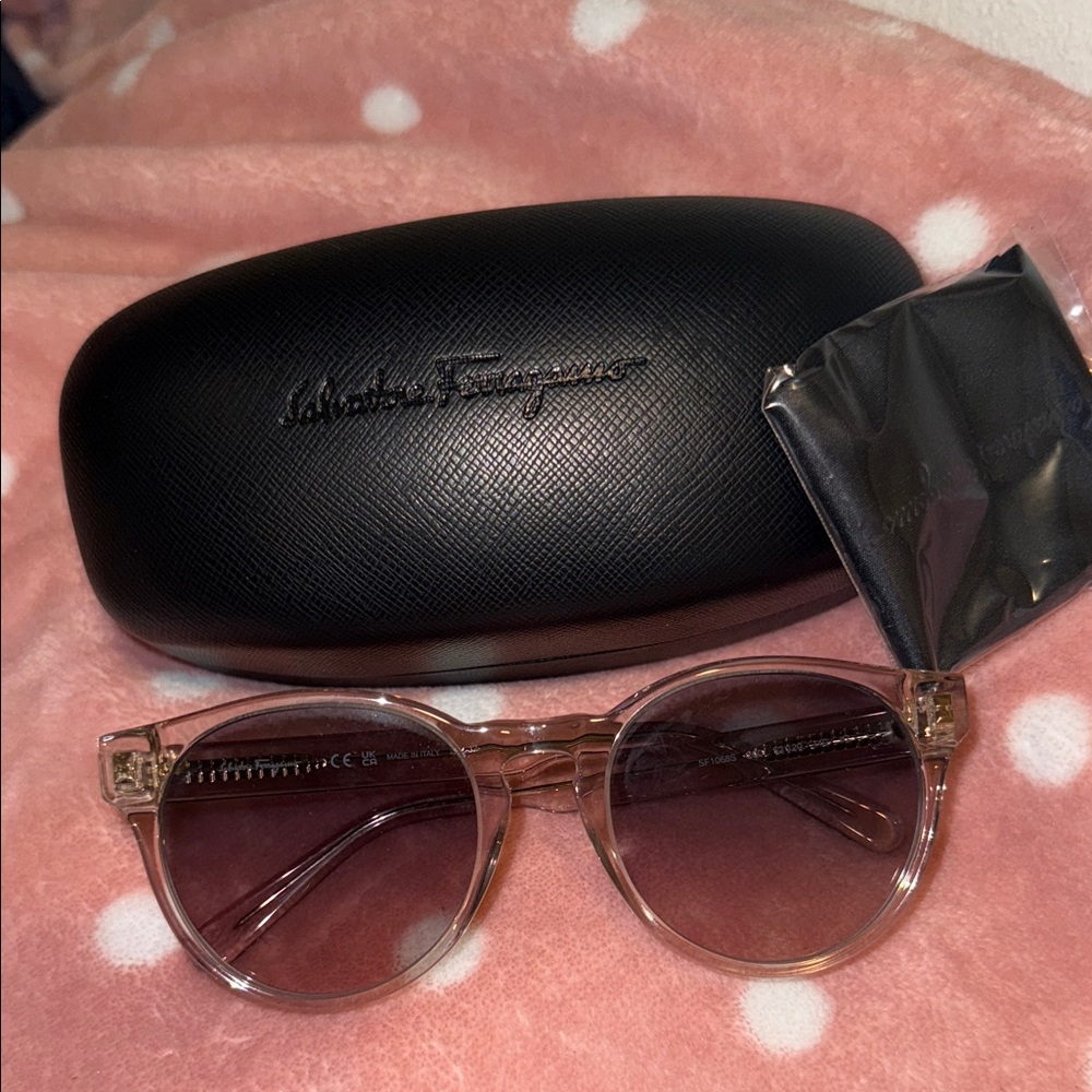 Salvatore Ferragamo Women's Rose-Tinted Sunglasses